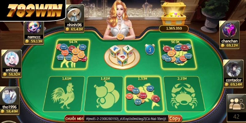 Bầu cua 789WIN có tỷ lệ thưởng hấp dẫn, thanh toán nhanh Bầu cua 789WIN có tỷ lệ thưởng hấp dẫn, thanh toán nhanh