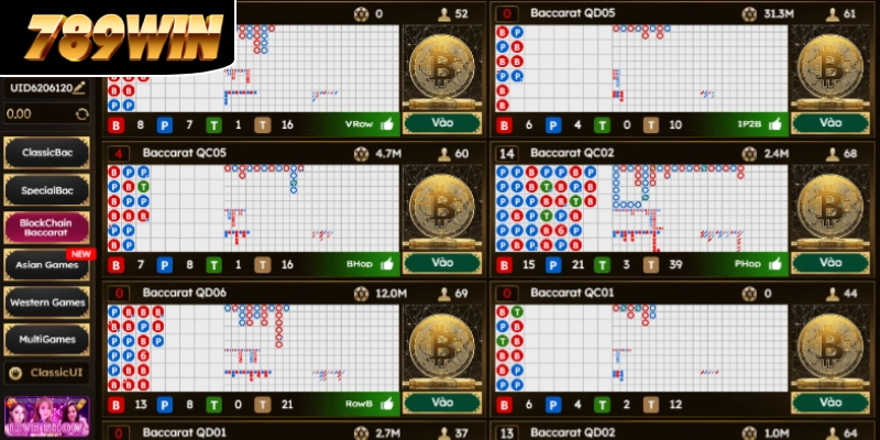 Blockchain Baccarat 789WIN, game bài uy tín số 1 Blockchain Baccarat 789WIN, game bài uy tín số 1