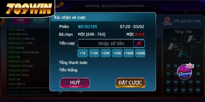 Cược Ngũ Hành mang lại trải nghiệm chơi Keno thú vị