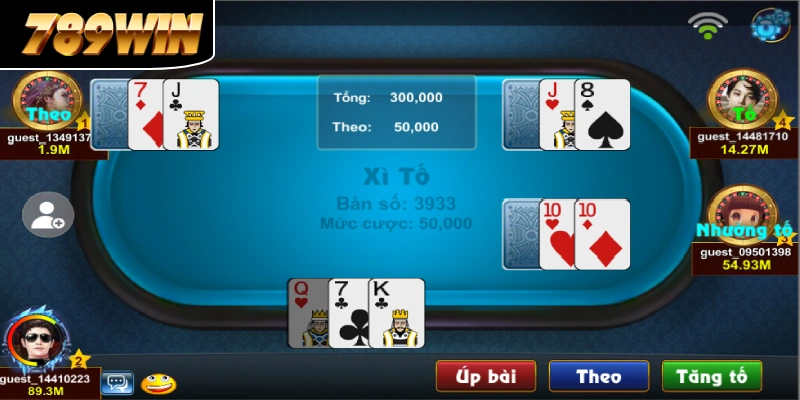 Đánh bài xì tố biết bluff sẽ tăng cơ hội thắng