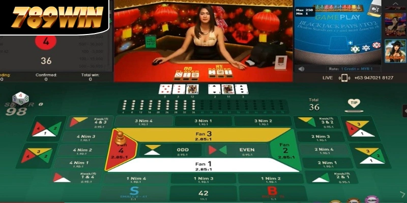 Fantan thu hút lượng người chơi đông đảo tại 789WIN