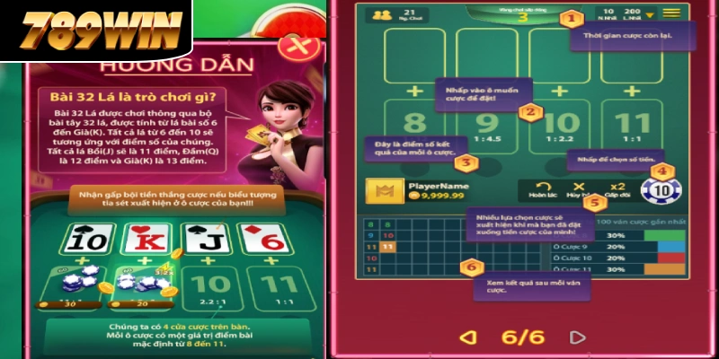Game bài 32 lá 789WIN - Trò chơi có tỷ lệ thưởng hấp dẫn