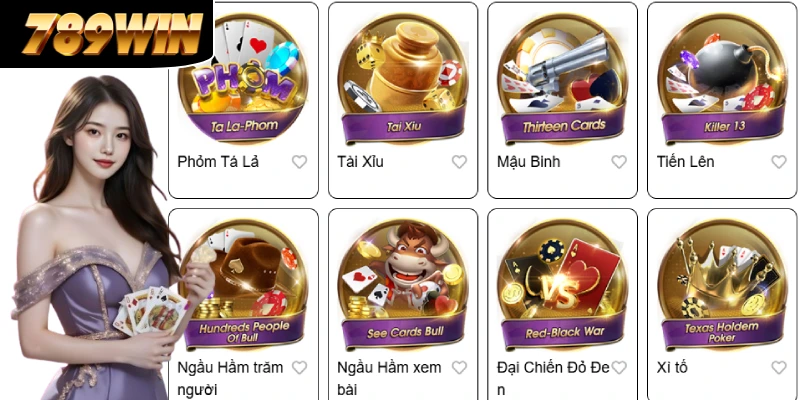 Game bài đổi thưởng 789WIN sở hữu kho trò chơi đồ sộ Game bài đổi thưởng 789WIN sở hữu kho trò chơi đồ sộ
