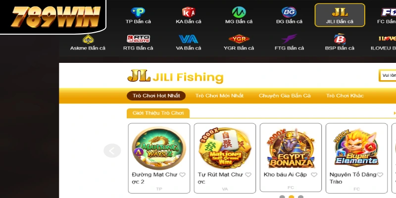 JILI - Nhà cung cấp game bắn cá 789WIN JILI - Nhà cung cấp game bắn cá 789WIN