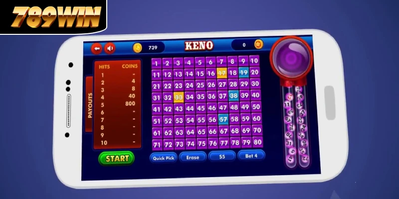 Keno, Number game diễn ra hàng trăm lượt quay thưởng mỗi ngày
