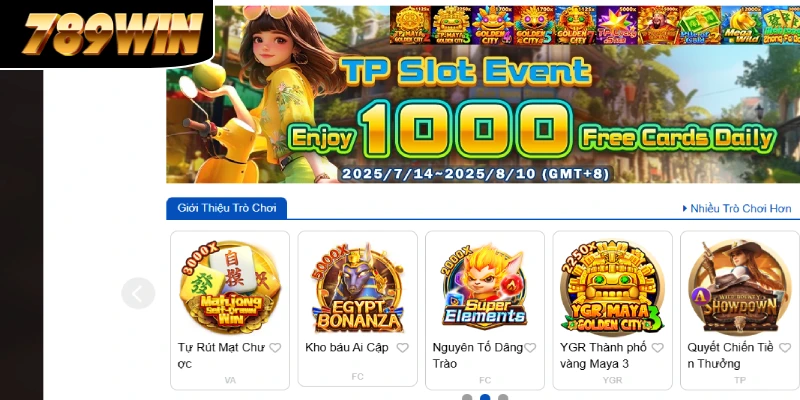 Nổ hũ 789WIN quy tụ kho trò chơi 2000+ tựa game hay Nổ hũ 789WIN quy tụ kho trò chơi 2000+ tựa game hay
