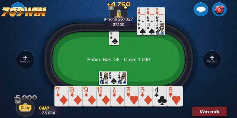 Phỏm là game bài đổi thưởng dân gian hấp dẫn của 789WIN