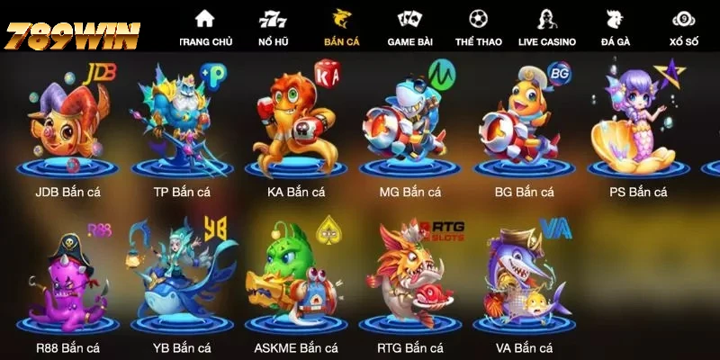 Tận hưởng giải trí tuyệt vời với bắn cá đổi thưởng 789WIN