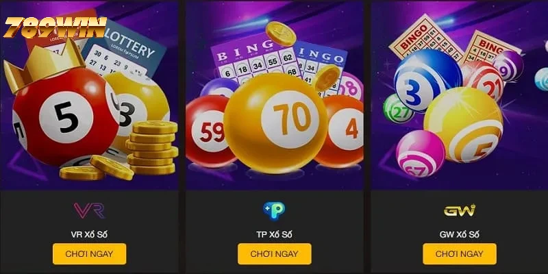 Thao tác đặt cược xổ số 3 miền tại nhà cái 789WIN