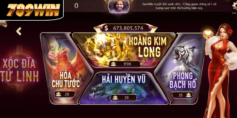 Xóc đĩa Hoàng Kim 789WIN nổi bật với giao diện đẳng cấp Xóc đĩa Hoàng Kim 789WIN nổi bật với giao diện đẳng cấp